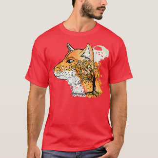 Camiseta Fo Lover Cute Fo Fall Autumn Forest Animals Fo 