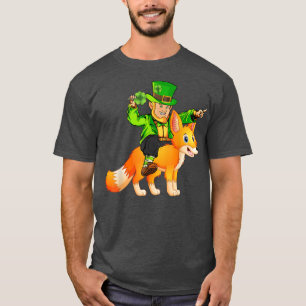 Camiseta Fo Lover Leprechaun Riding Fo St Patricks Day