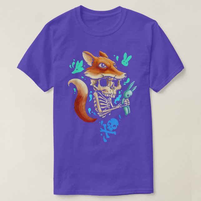Camiseta Fo skeleton Face Costume  (Diseño del anverso)