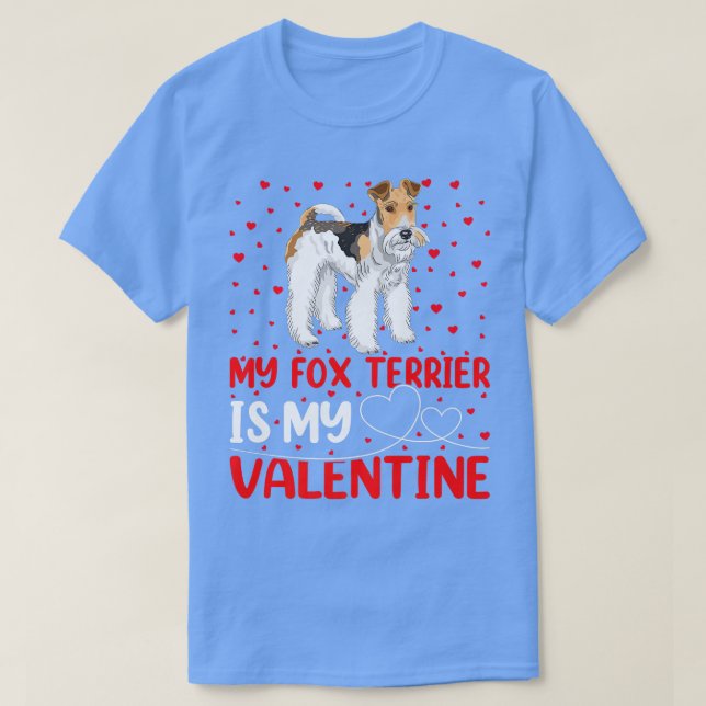 Camiseta Fo Terrier Perro Lover Gracioso Mi Fo Terrier Es M (Diseño del anverso)