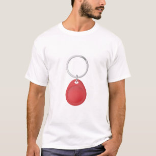 Camiseta Fob de teclas de Red RFID