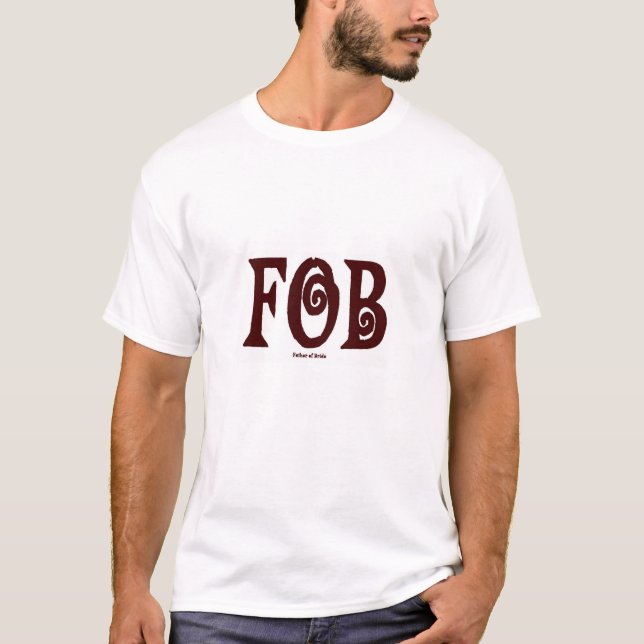 Camiseta FOB (padre de la novia) T-Shirt Brown (Anverso)