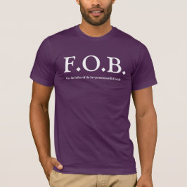 Camiseta FOB - Padre del Boda de la novia TShirt - Negro