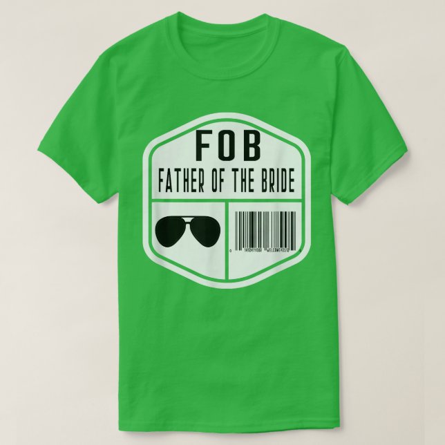 Camiseta FOB Scan for Payment Father of the Bride Wedding D (Diseño del anverso)