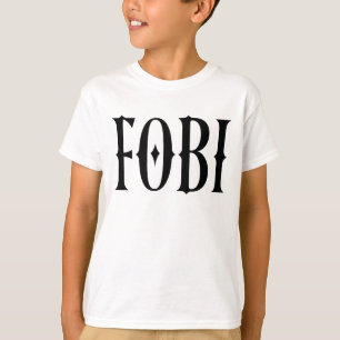 Camiseta FOBI Miedo a ser incluido humor negro gótico