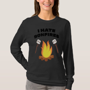 Camiseta Fobia I Odio Las Bonitas De Camping Smores Marshma