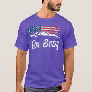Camiseta Fobody 50 American Flag Stang Muscle Carshirt retr