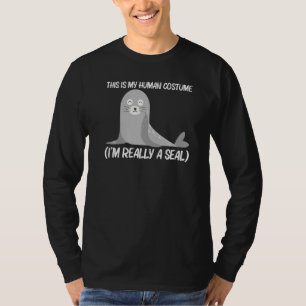 Camiseta Foca Adorable Para Hombres Mujeres León Marino Zoo