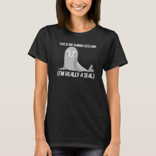 Camiseta Foca Adorable Para Hombres Mujeres León Marino Zoo