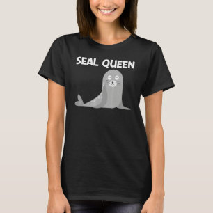 Camiseta Foca Adorable Para Mujeres Mamá León Marino Animal