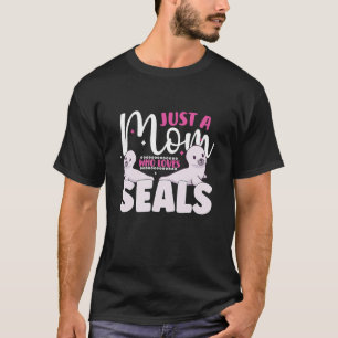 Camiseta foca animales salvajes animales focas mar lindo be