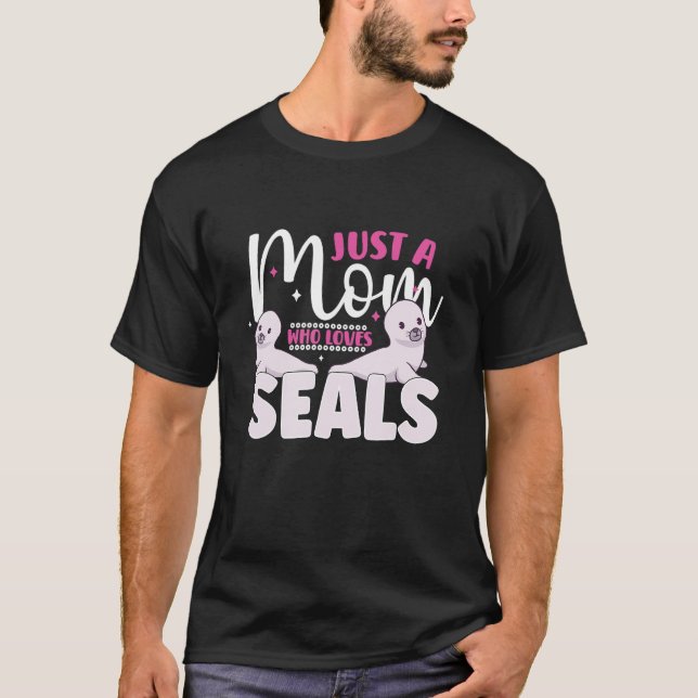 Camiseta foca animales salvajes animales focas mar lindo be (Anverso)
