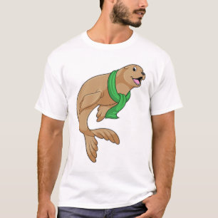 Camiseta Foca con bufanda