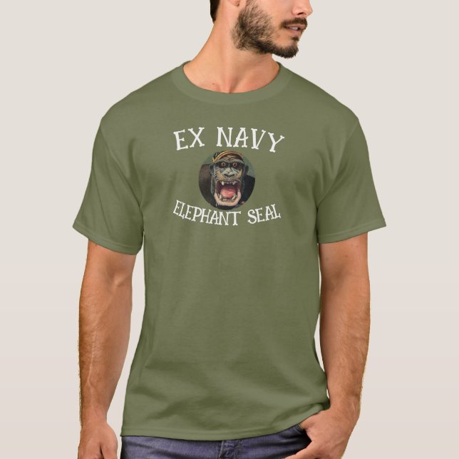 Camiseta Foca elefante ex marina HG (Anverso)