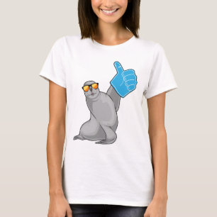 Camiseta Foca pulgar hacia arriba