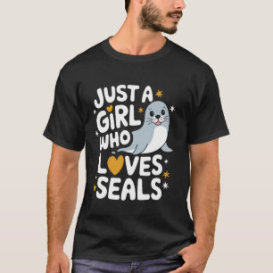 Camiseta Foca Solo Una Chica Que Ama Focas