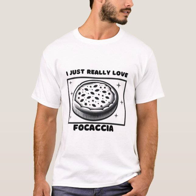 Camiseta Focaccia Love Design (Anverso)