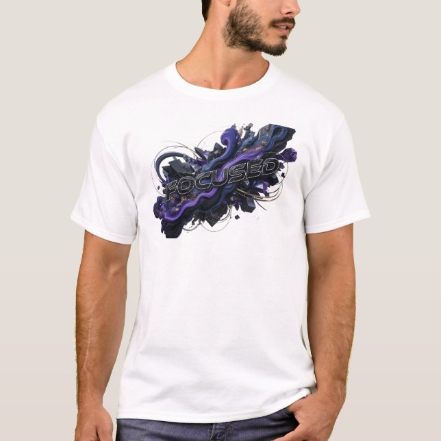 Camiseta FOCADA Edgy Navy (Anverso)