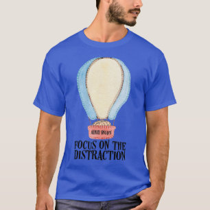 Camiseta Foco Cerebral del TDAH En El Balón De Aire Calient