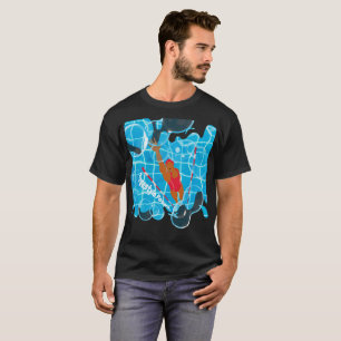 Camiseta Foco estilo libre. natación estilo libre