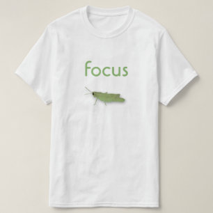Camiseta foco saltamontes acuarela