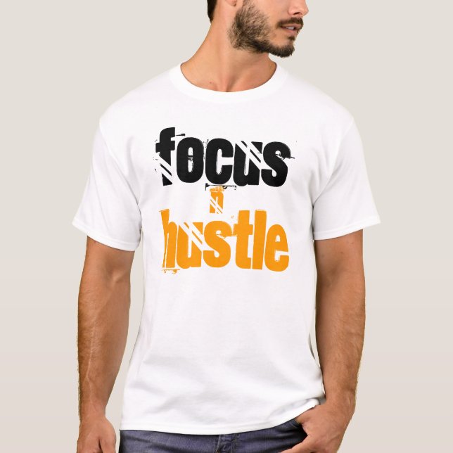 Camiseta Foco y prisa (Anverso)