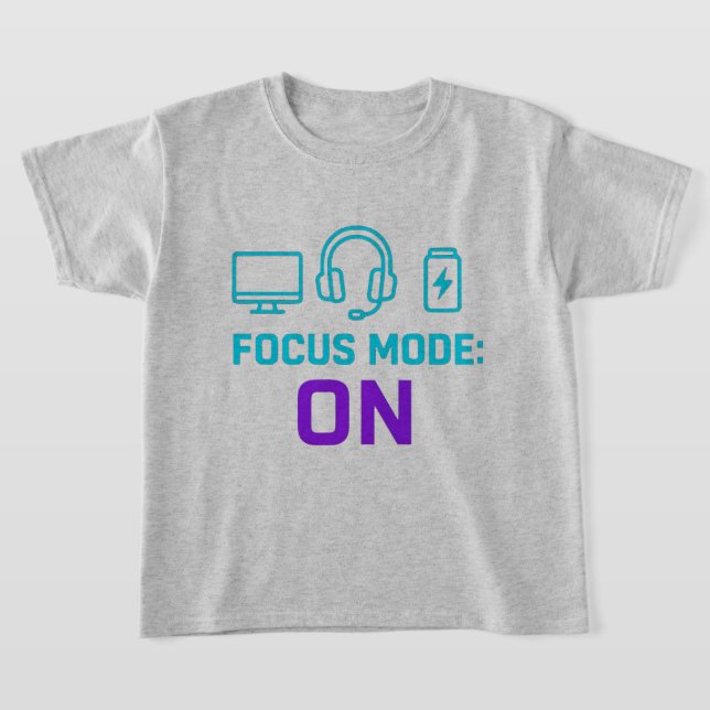 Camiseta Focus Mode ON – Minimalist Tech (Distribución)