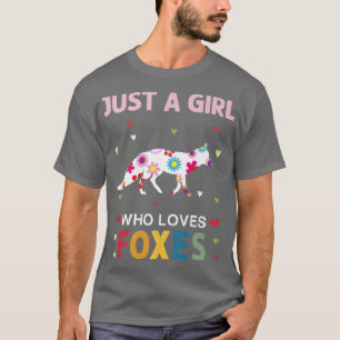 Camiseta Foes Lover Just a Girl Who Loves Foes Daisy Flower