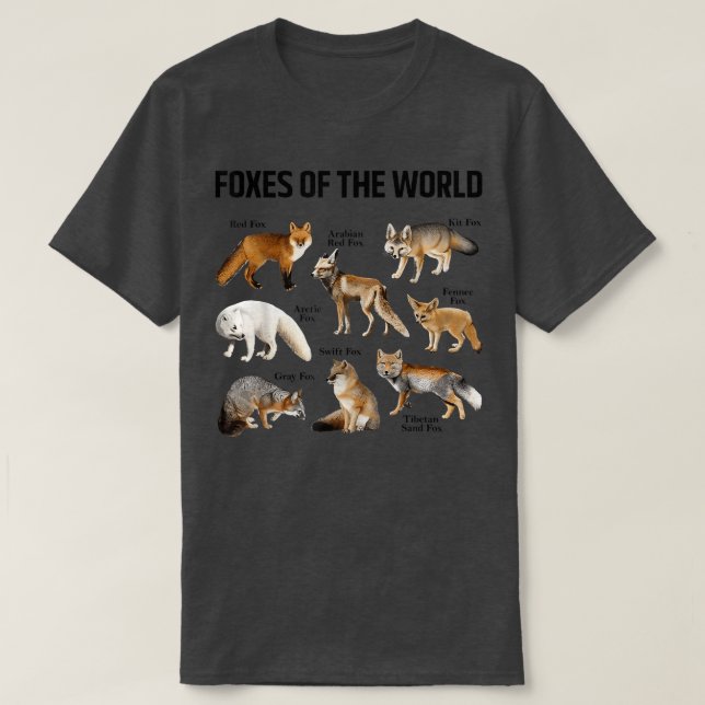 Camiseta Foes Of The World Cute Fo Animals 1761  (Diseño del anverso)