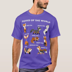 Camiseta Foes Of The World Funny Fo Animals Educational Pre