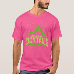 Camiseta Fogatas de camping y cócteles 8