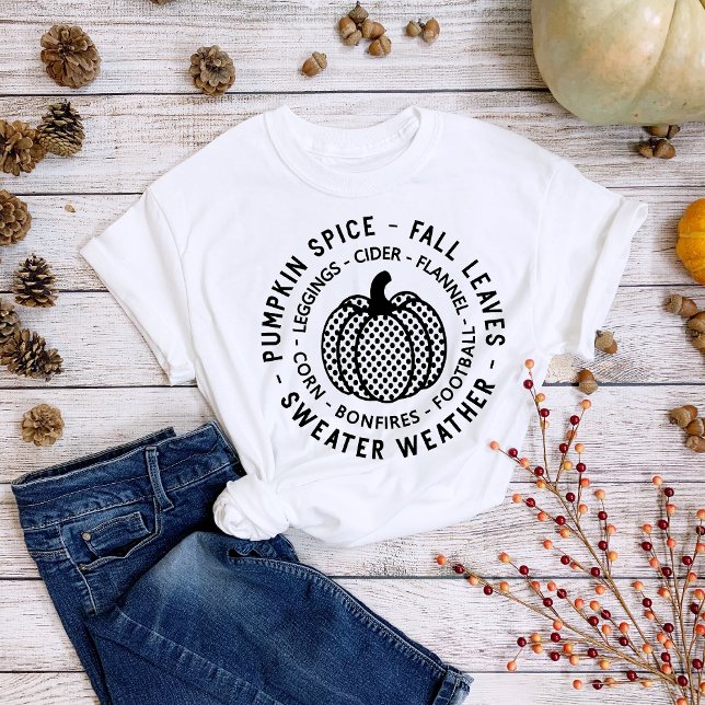 Camiseta Fogatas de la caída de las especias de calabaza de (Subido por el creador)