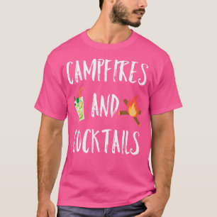 Camiseta Fogatas Y Cócteles Al Aire Libre