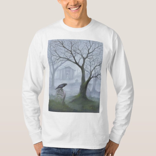 Camiseta Foggy Graveyard (Anverso)