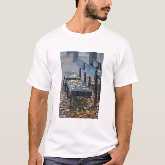 Camiseta Foggy mañum park bench, Alemania (Anverso)