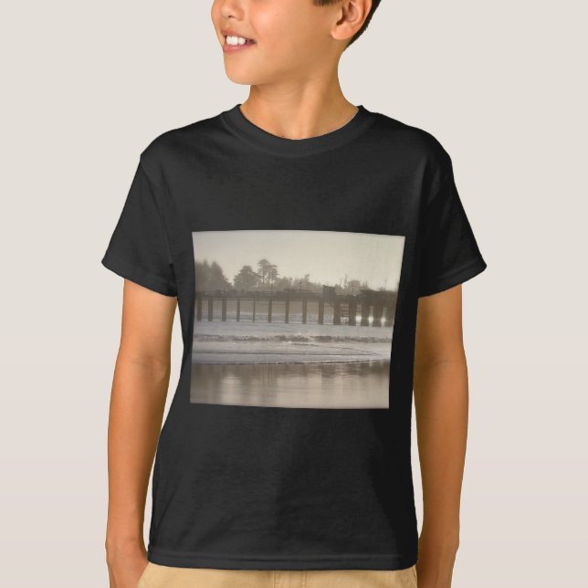 Camiseta Foggy Santa Cruz Wharf (Anverso)