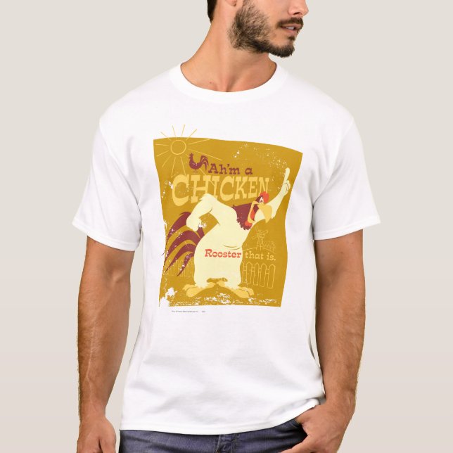Camiseta Foghorn Ah, soy un pollo (Anverso)