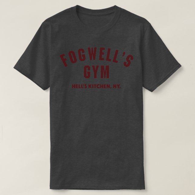 Camiseta Fogwells Gym ayuda a la cocina (Diseño del anverso)