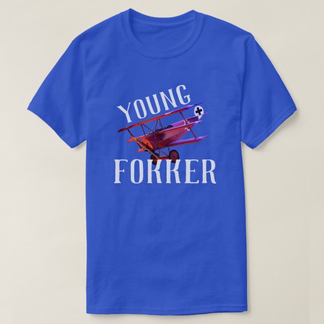 Camiseta "Fokker joven divertido " (Diseño del anverso)