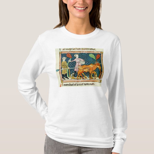 Camiseta Fol.59r octubre: Arado (Anverso)
