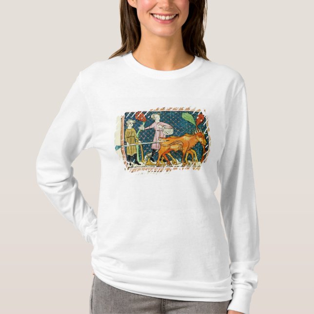 Camiseta Fol.59r octubre: Arado (Anverso)