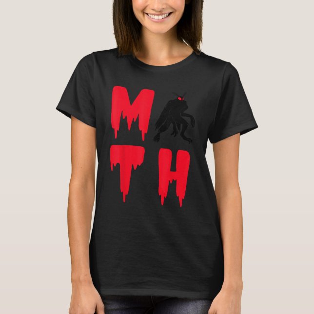 Camiseta Folclore de Mothman Criatura de Polilla Criptozool (Anverso)