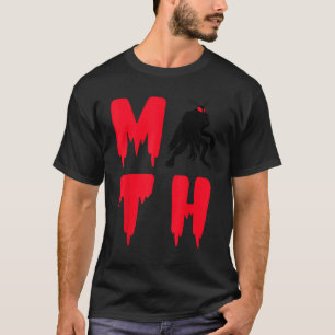 Camiseta Folclore de Mothman Criatura de Polilla Criptzoolo