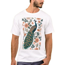 Folclore Indio Moderno Patrón de Pavo Real