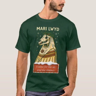 Camiseta Folclore Retro Divertido Caballo Esqueleto Mari Lw