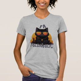 Camiseta Foldaholic: Purrfectly Retro