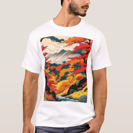 Camiseta Foliage otoñal japonés