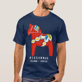 Camiseta Folk Art Dala Horse Tee