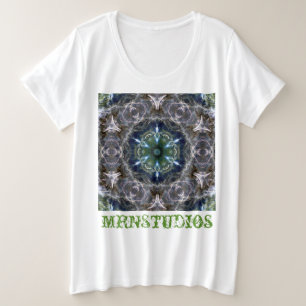 Camiseta Folk Mandala Plus Tamaño