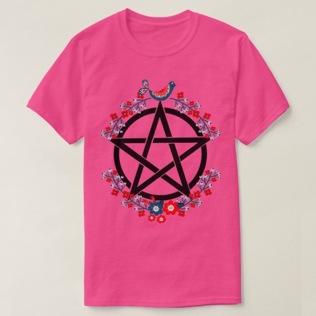 Camiseta Folk Pentacle (Diseño del anverso)
